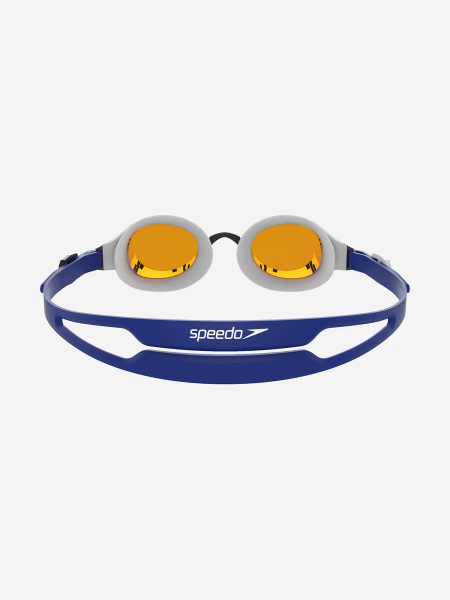 Очки для плавания Speedo Hydropure Mirror (зеркальные; голубой/белый/золотой)